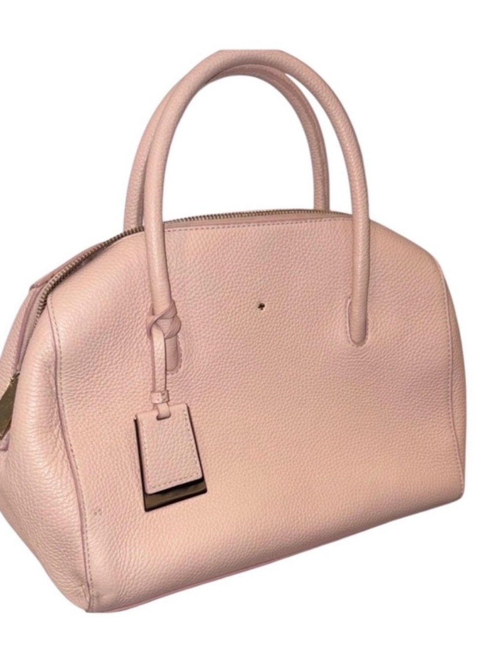 Kate spade Blush Pink Pebble Leather Satchel Handbag